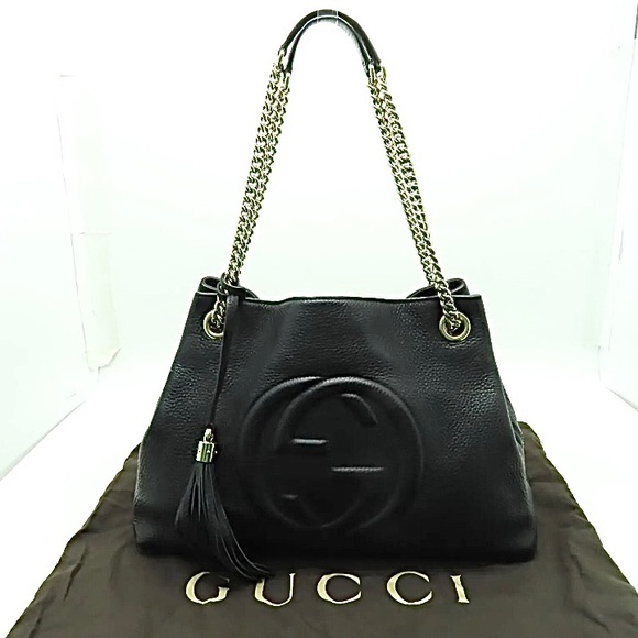 💎✨ SOHO ✨💎 LARGE GUCCI TOTE LEATHER - Picture 2 of 12
